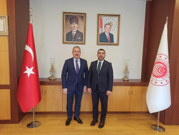 Kars Milletvekili Çalkın'dan, Ticaret Bakan Yardımcısı Gürcan'a ziyaret