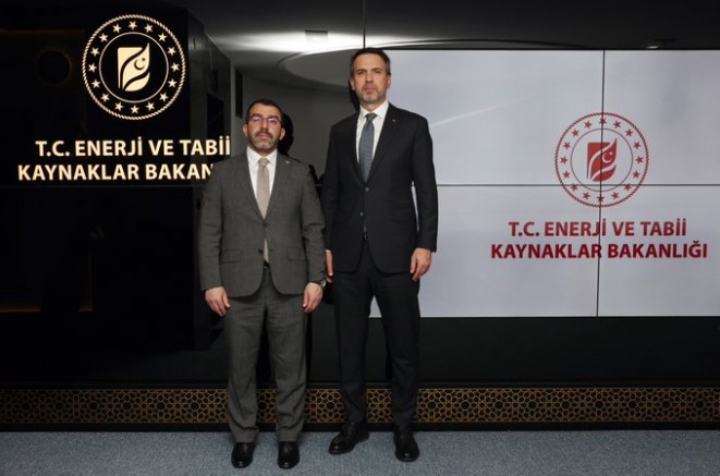 Milletveki Çalkın'dan  Enerji ve Tabii Kaynaklar Bakanı Bayraktar'a ziyaret