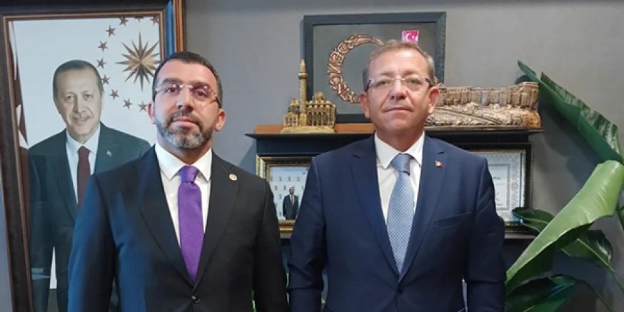 Milletvekilli Adem Çalkın ve Vali Ziya Polat Kars için Ankara'da