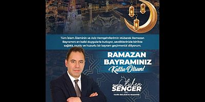 Kars Belediye Başkanı Prof.Dr.Ötüken Senger'in Bayram mesajı