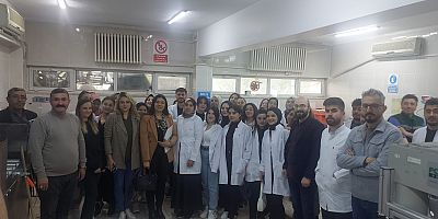 Kars KAÜ Öğrencileri ve Öğretim Üyelerinden DSİ Laboratuvarına Ziyaret