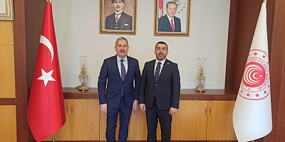 Kars Milletvekili Çalkın'dan, Ticaret Bakan Yardımcısı Gürcan'a ziyaret