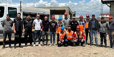 Kars'ta, AFAD, Karayolları personeline uygulamalı eğitim verdi