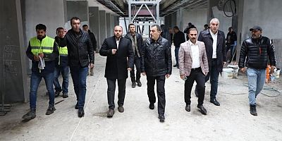 Kars Valisi/Belediye Başkanı Türker Öksüz çalışmaları inceledi