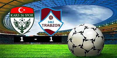 Kars36 Spor: 1 - 1461 Trabzon Spor: 1