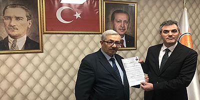 Talip Uzun, AK Parti Kars Milletvekili A. Adaylığı müracaatını yaptı