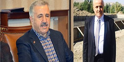 UDH Bakanı Arslan'dan Akyaka Belediye Başkanı Toptaş'a taziye mesajı