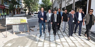 Vali/Belediye Başkanı Türker Öksüz, Kars'ta yapılan çalışmaları inceledi