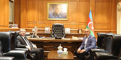 Vali Ziya Polat'tan Azerbaycan Başkonsolosu Nuru Guluyev'e ziyaret