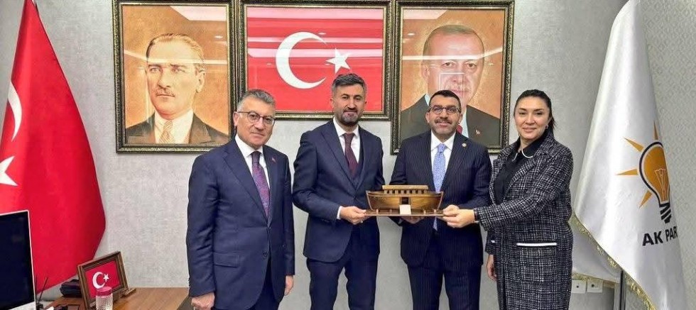 Adem Çalkın, Abdullah Güler ile Ağrı’da parti programlarına katıldı