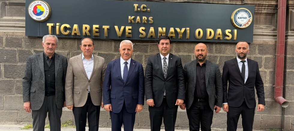 Ahmet Arslan’dan Kars TSO Başkanı Bozan’a Hayırlı Olsun Ziyareti