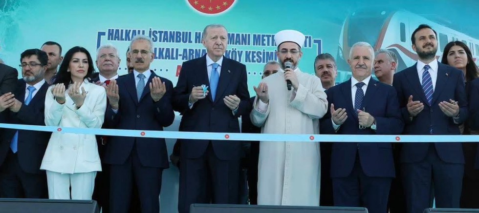 Ahmet Arslan, Halkalı-Arnavutköy Metro Hattı Açılışına Katıldı