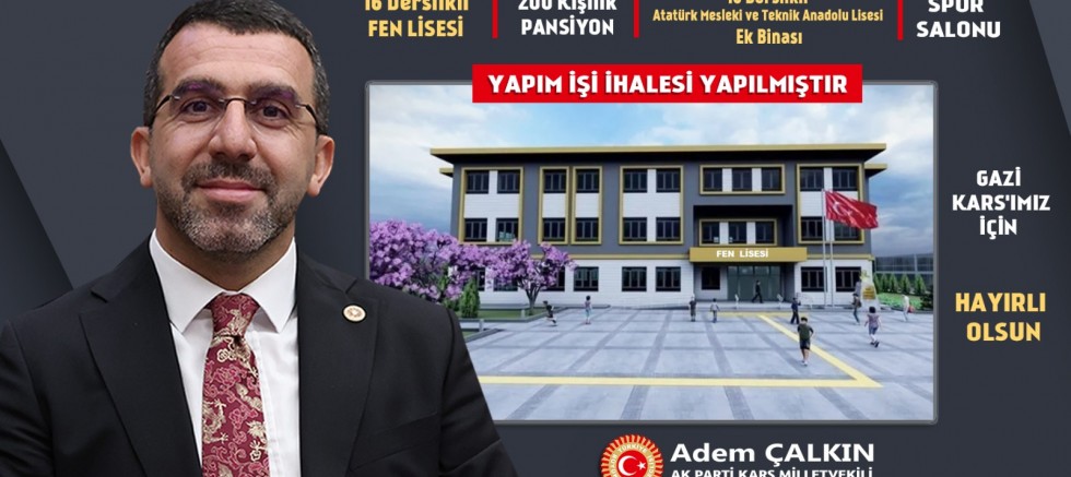 AK Parti Kars Milletvekili Adem Çalkın'dan Müjde üstüne Müjde...