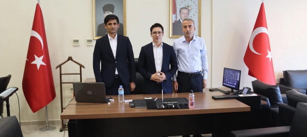 Aktaş Gümrük Müdür Yardımcılarından Kaymakam Sakızcı’ya Ziyaret