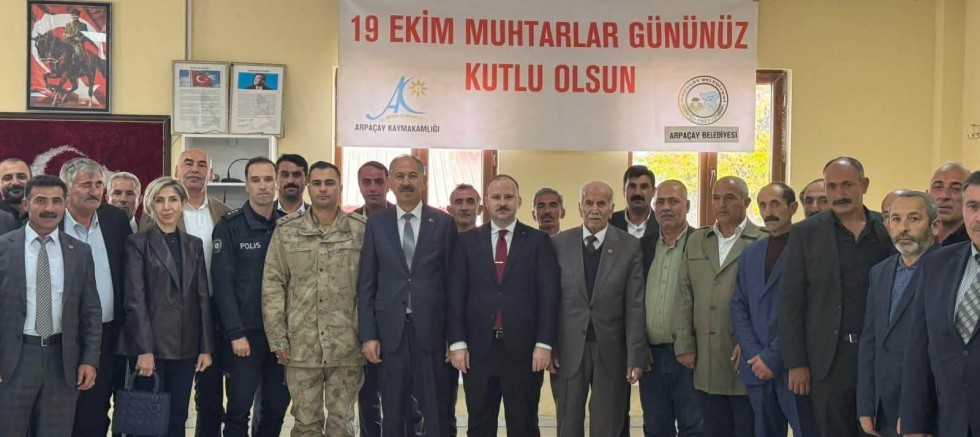 Arpaçay’da 19 Ekim Muhtarlar Günü Buluşması