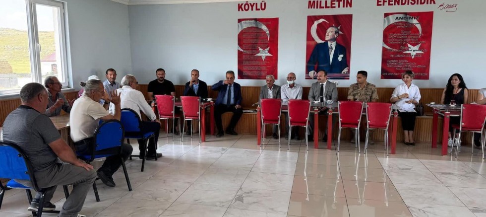 Arpaçay Kaymakamı M.Abdulkadir Güvenç'ten Köy Ziyaretleri
