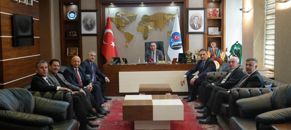 Azerbaycan Derneklerinden Başkan Senger'e ziyaret