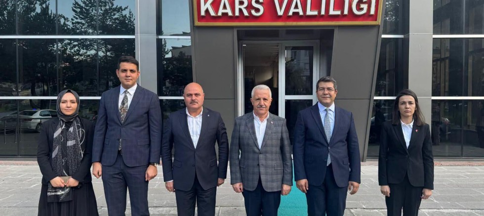 Bakan Ahmet Arslan'dan Kars Vali Yardımcılarına Hayırlı Olsun Ziyareti