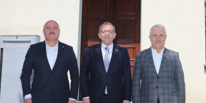 Bakan Ahmet Arslan'dan Vali Ziya Polat'a Ziyaret