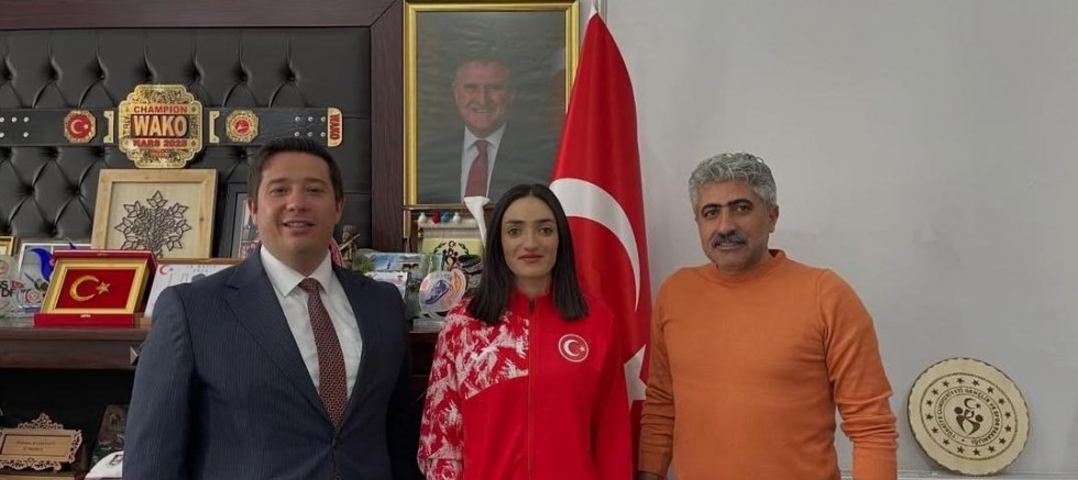 Balkan Şampiyonası Öncesi Milli Atlet Tuğba Toptaş’tan Ziyaret