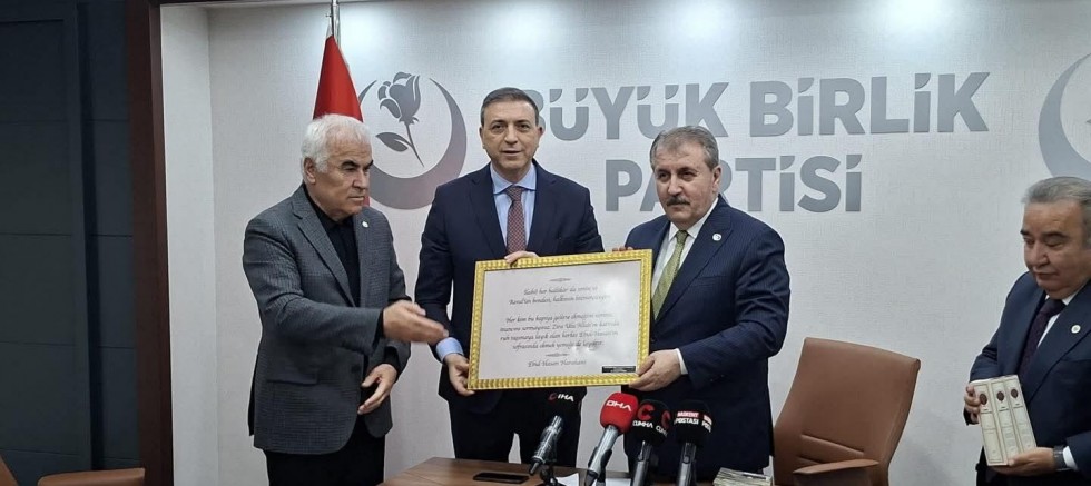 Başkent Ankara Meclisi’nden BBP Genel Başkanı Mustafa Destici’ye Ziyaret