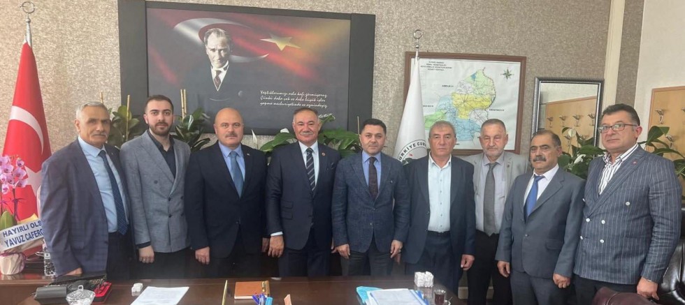 Cumhur ittifakından Fuat Arslan'a 'hayırlı olsun' ziyareti