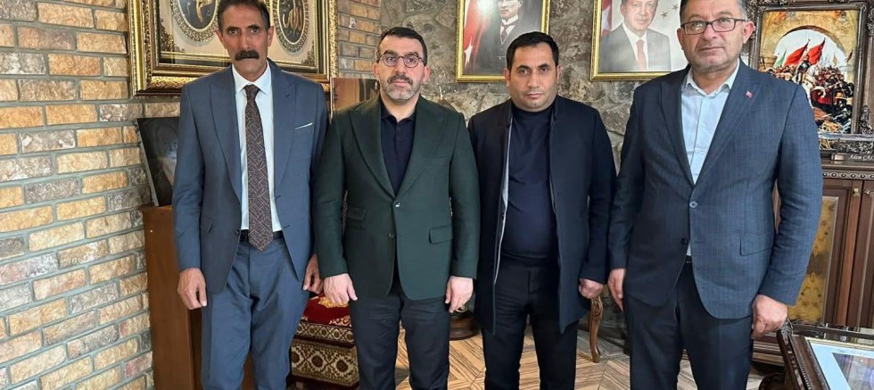 Digor ve Dağpınar belediye başkanlarından Çalkın'a ziyaret