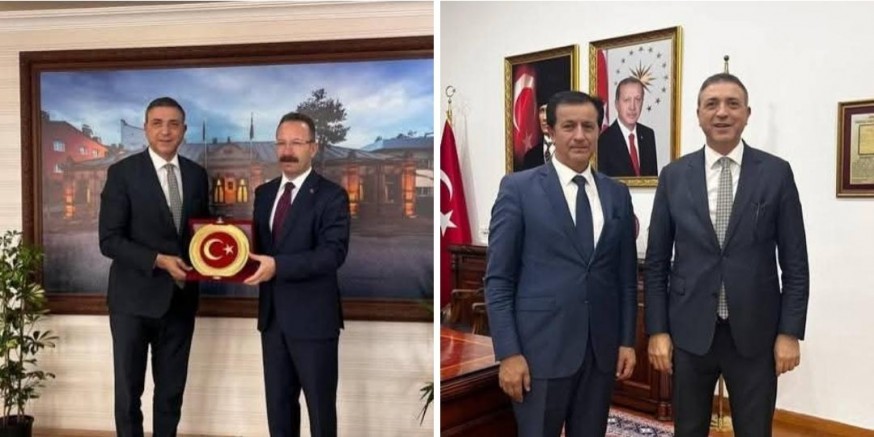 Dr. Erdoğan Yıldırım’dan Vali Yamlı ve Rektör Emiroğlu'na Ziyaret