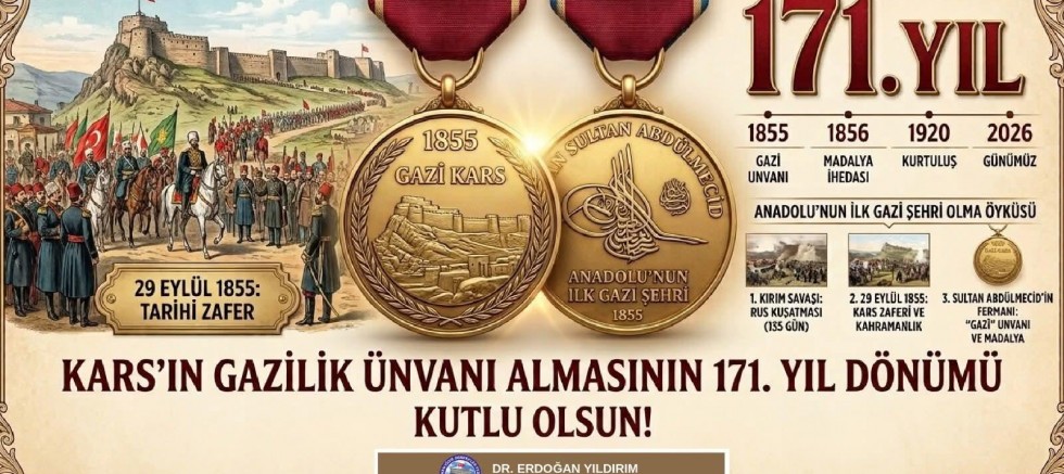 Dr. Erdoğan Yıldırım, “Gazi Kars’ın mirası hepimizin ortak gururudur”