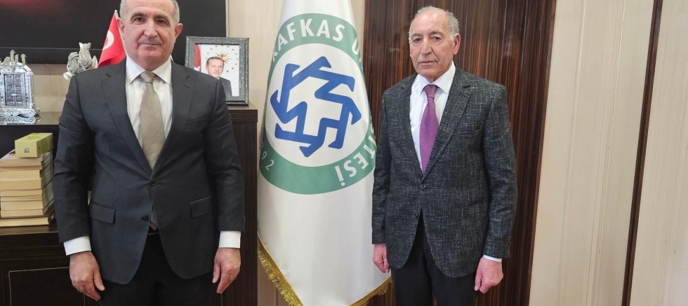 Fermani Çiçekci'den KAÜ Rektörü Kapu ve Kılıç'a ziyaret
