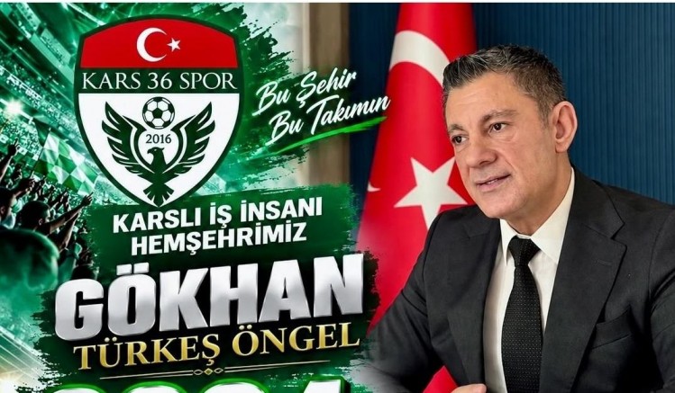 Gökhan Türkeş Öngel’den Kars 36 Spor’a Anlamlı Destek
