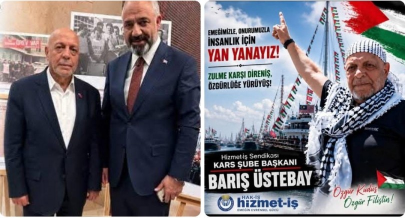 Hizmet-İş Sendikası Kars Şube Başkanı Barış Üstebay'dan sert tepki