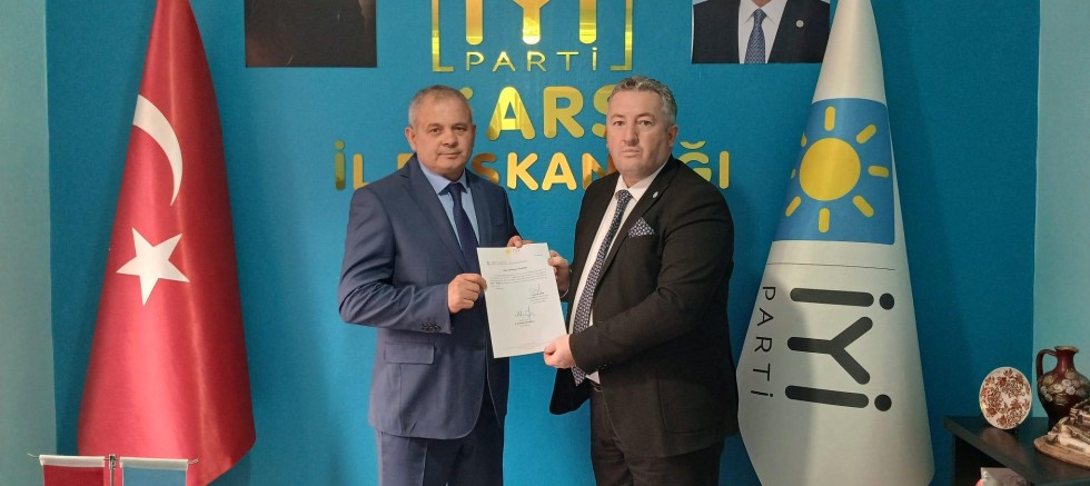 İYİ Parti Akyaka İlçe Başkanlığına Muharrem Çiftçi Atandı