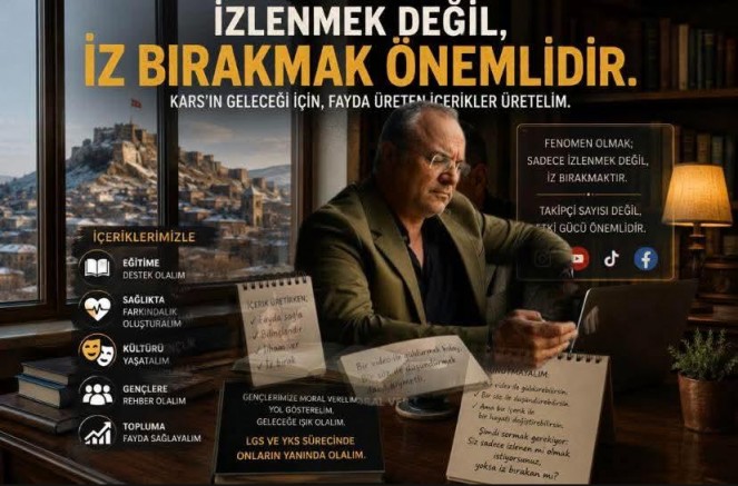 “izlenmek” ile “iz bırakmak” 