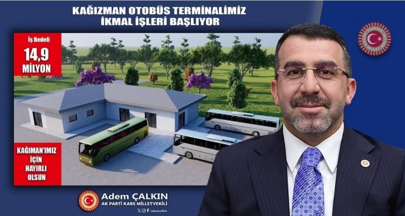 Kağızman Otobüs Terminali’nin İkmal İşleri Başlıyor