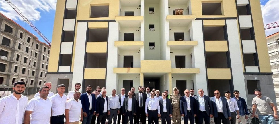 Kağızman TOKİ’de Çalışmalar Aralıksız Sürüyor