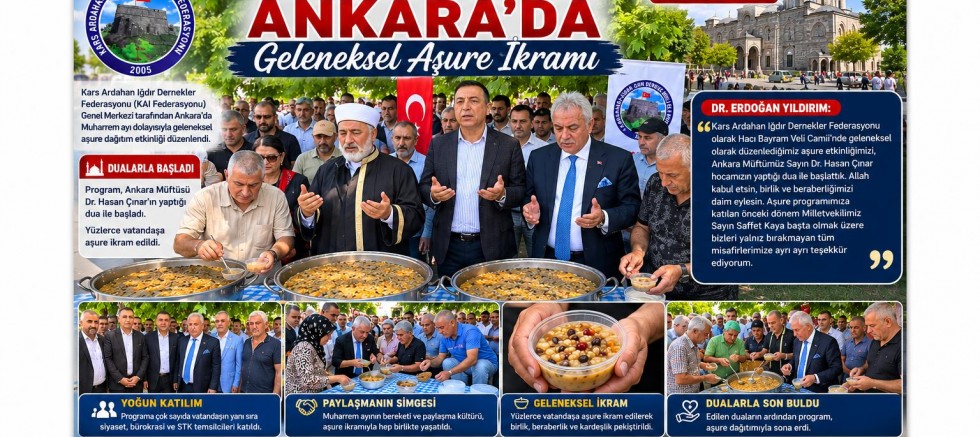 KAI Federasyonu'ndan Ankara'da Geleneksel Aşure İkramı