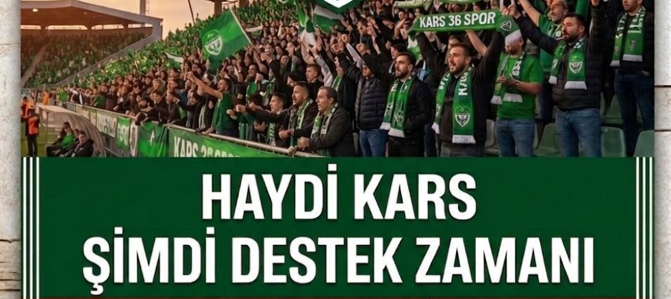 Kars 36 Spor destek kampanyası başlattı