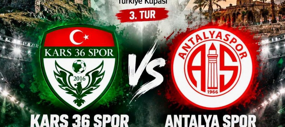 Kars 36 Spor’un Ziraat Türkiye Kupası’ndaki Rakibi Antalyaspor Oldu!