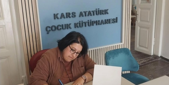 Kars Atatürk Çocuk Kütüphanesi’nde İlknur Artuğ’dan Anlamlı Buluşma