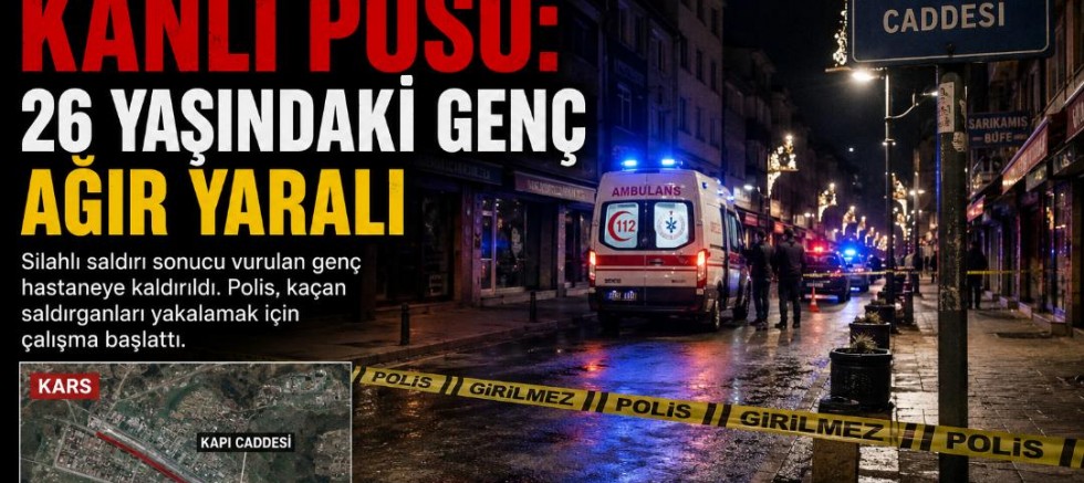 Kars Kapı Caddesi'nde kanlı pusu..!