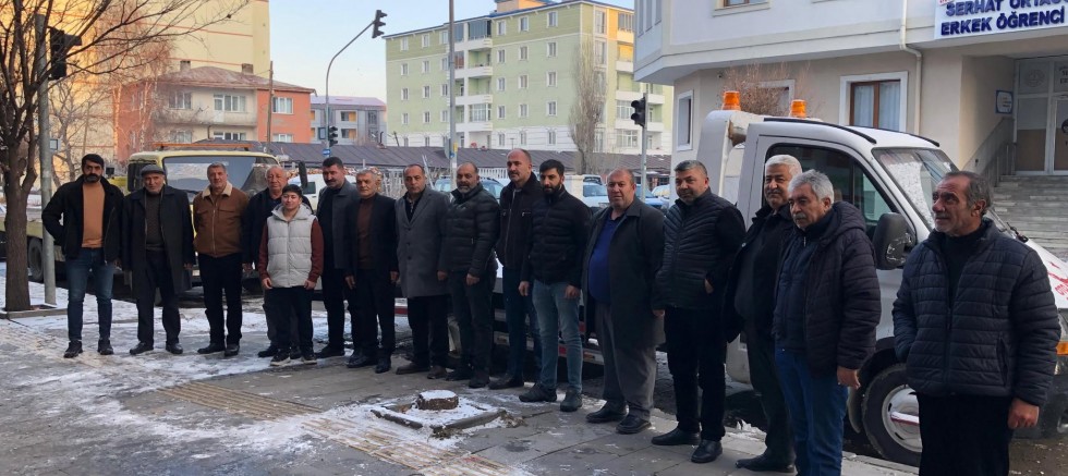 Kars Şoförler ve Otomobilciler Odası Başkan Adayı Murat Şimşek sahada çalışmalarını hızlandırdı