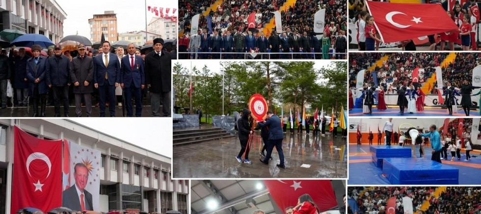 Kars’ta 19 Mayıs etkinliklerle büyük bir coşku ve gurur içinde kutlandı