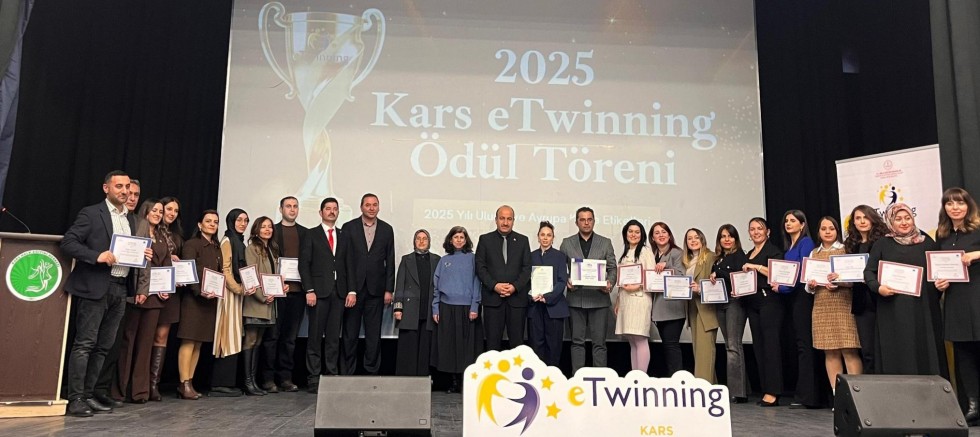 Kars’ta eTwinning Okulu ve Kalite Etiketi Ödül Töreni Düzenlendi