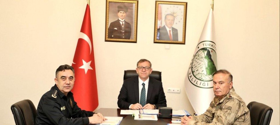 Kars’ta güvenlik toplantısı VKS üzerinden gerçekleştirildi