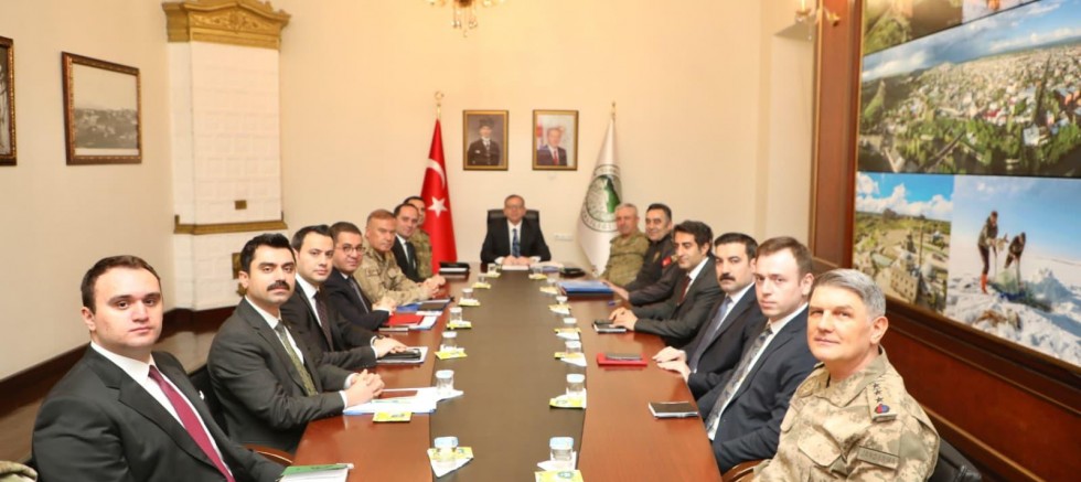 Kars’ta İl Güvenlik ve Asayiş Koordinasyon Toplantısı Yapıldı