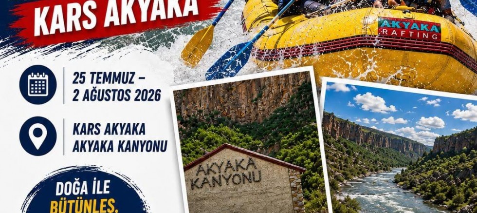 Kars'ta İlk Kez Rafting Temel Eğitim ve Gelişim Kampı Düzenleniyor