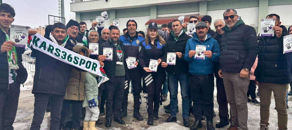 Kars’ta “Kadına Şiddete Hayır” Farkındalığı