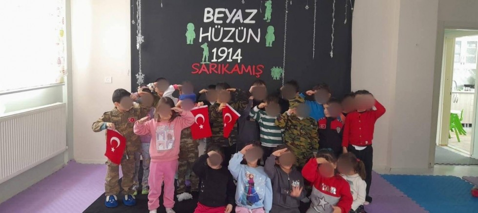 Kars’ta Sarıkamış ruhu, minik kalplerde hayat buldu