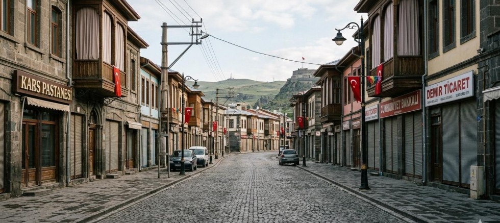 Kars’ta sokaklar bayram sessizliğine büründü,caddeler boşaldı